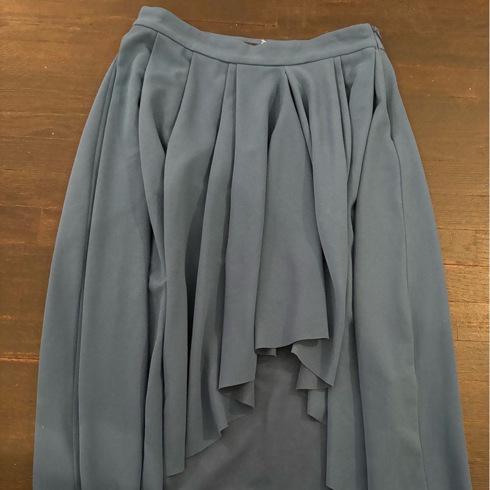 Zara A-Line Skirt in Deep Blue